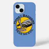 Honey Badgers fürchten keinen bösen Zitat Case-Mate iPhone Hülle (Rückseite)
