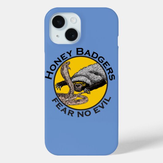 Honey Badgers fürchten keinen bösen Zitat Case-Mate iPhone Hülle (Rückseite)