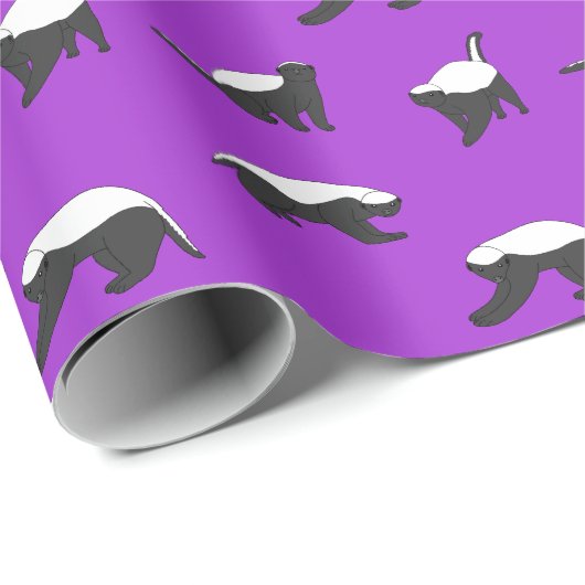 Honey Badgers Geschenkpapier (Rolleneckpunkt)