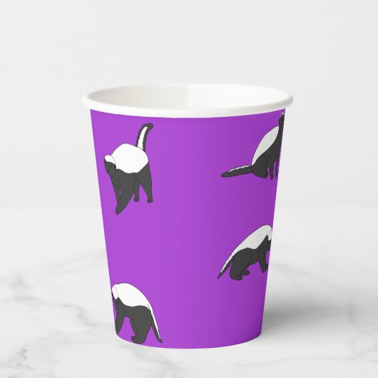 Honey Badgers Pappbecher (Links)