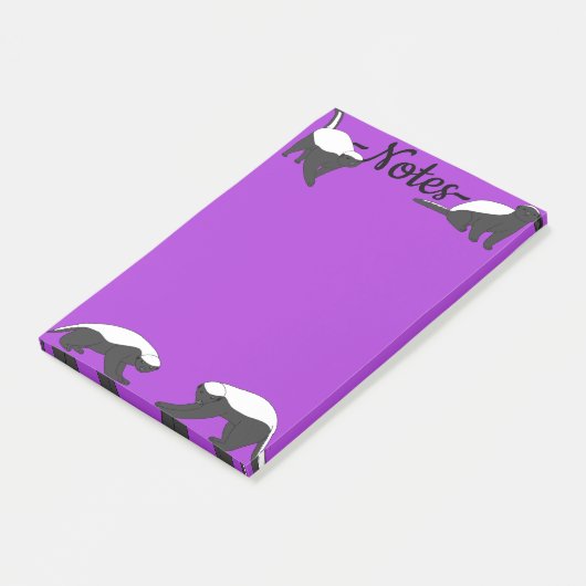 Honey Badgers Post-it Klebezettel (angewinkelt)