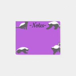 Honey Badgers Post-it Klebezettel