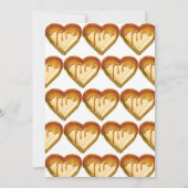 Honey Balloon 1. Geburtstag Einladung (Rückseite)