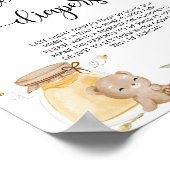 Honey Bär Spate night diapers Poster (Ecke)