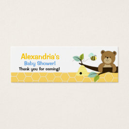 Honey Bear and Bee Skinny Business Card Gefallen T
