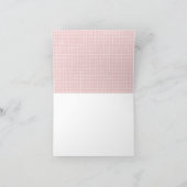 Honey Bear Baby Dusche Danke Karte (Innenseite)