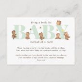 Honey Bear Book for Baby Card Begleitkarte (Vorderseite)