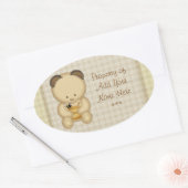 Honey Bear Buchzeichen Stickers (Umschlag)