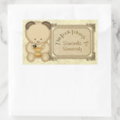 Honey Bear Buchzeichen Stickers (Tasche)