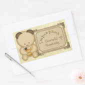 Honey Bear Buchzeichen Stickers (Umschlag)