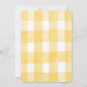 Honey Bear Cub Picnic Baby Dusche Einladung (Rückseite)