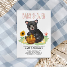 Honey Bear Cub Picnic Baby Dusche