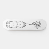 Honey Bear Deluxe Blume Whiteout Skateboard (Horizontal)