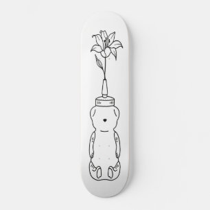 Honey Bear Deluxe Blume Whiteout Skateboard