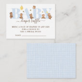 Honey Bear Diaper Umschließungskarte Begleitkarte (Vorne/Hinten)