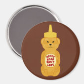 Honey Bear Magnet (Vorderseite/Rückseite)