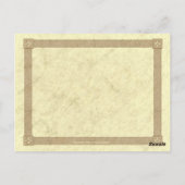 Honey Bear Postcard Postkarte (Rückseite)