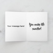 Honey Bear Valentine's Day Card Karte (Innenseite)