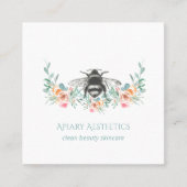 Honey Beauty Products Quadratische Visitenkarte (Vorderseite)