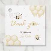 Honey Bee 1. Geburtstag Geschenkanhänger (Vorderseite)