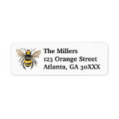 Honey Bee Address Labels (Vorne)