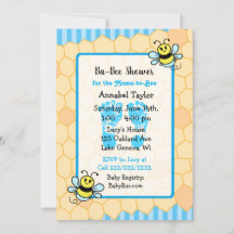 Honey Bee and Honeycomb Boy's Baby Shower