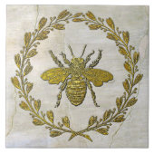 Honey Bee and Wreath Fliese (Vorderseite)