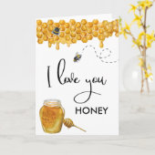 Honey Bee Anniversary Liebe Karte (Gelbe Blume)