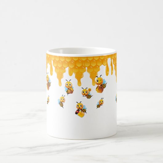 Honey Bee Ansammlung Honey Kaffeetasse (Mittel)