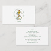 Honey Bee Apiary Beekeeper Visitenkarte (Vorne/Hinten)