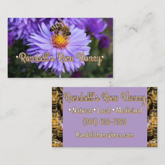 Honey Bee Apiary Business Card Visitenkarte