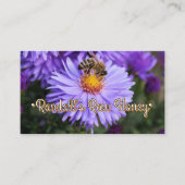 Honey Bee Apiary Business Card Visitenkarte (Vorderseite)