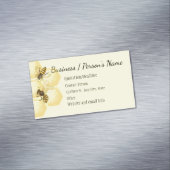 Honey Bee Apiary Business Custom Magnetische Visitenkarte (Beispiel)