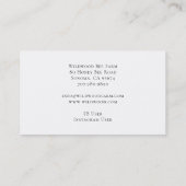 Honey Bee Apiary Honey Products Visitenkarte (Rückseite)