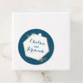 Honey Bee Aquamarin Gold Individuelle Name Wedding Geschenkanhänger (Beispiel)