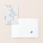 Honey Bee Art Card Wildblume Custom Grußkarte Folienkarte (Anzeige)