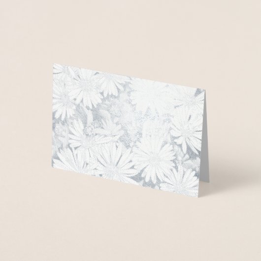 Honey Bee Art Card Wildblume Custom Grußkarte Folienkarte (Vorderseite)