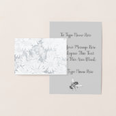 Honey Bee Art Card Wildblume Custom Grußkarte Folienkarte (Anzeige)