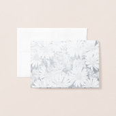 Honey Bee Art Card Wildblume Custom Grußkarte Folienkarte (Vorderseite mit Umschlag)