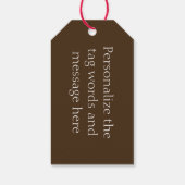 Honey Bee Art Custom Insect Gift Tags oder Labels Geschenkanhänger (Rückseite)