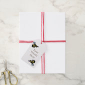 Honey Bee Art Custom Insect Gift Tags oder Labels Geschenkanhänger (Mit Garn)