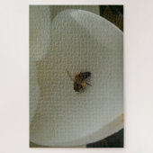 Honey Bee auf Blume Jigsaw Puzzle (Vertikal)