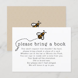Honey Bee Baby Dusche - Bringen Sie eine Beilage m Einladungspostkarte