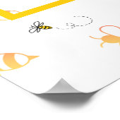 Honey Bee Baby Dusche Foto Kabine Rahmen Poster (Ecke)