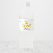 Honey Bee Baby Dusche Wasserflasche Etikett (Vorderseite)