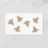 Honey Bee Baby Duwer Diaper Raffle Begleitkarte (Rückseite)