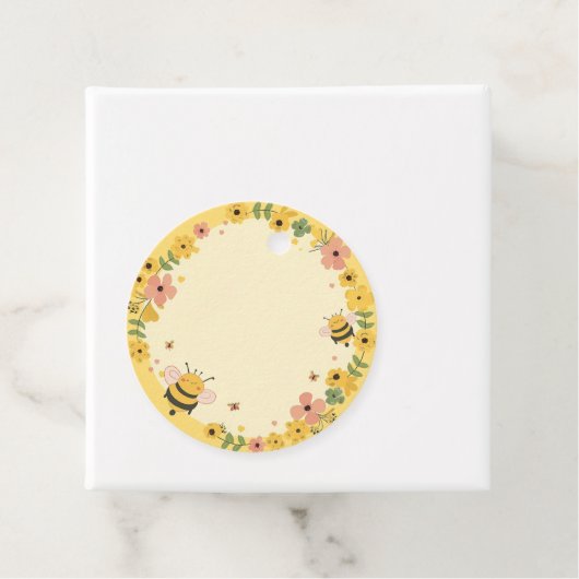 Honey Bee Baby Showe Geschenkanhänger (Beispiel)