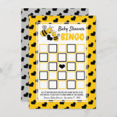 Honey Bee, Baby Shower Bingo (Vorne/Hinten)