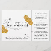 Honey Bee Baby Shower Candy Bar Wrapper (Vorderseite)