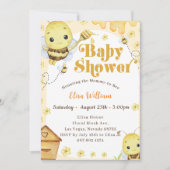 Honey Bee Baby Shower Einladung (Vorderseite)